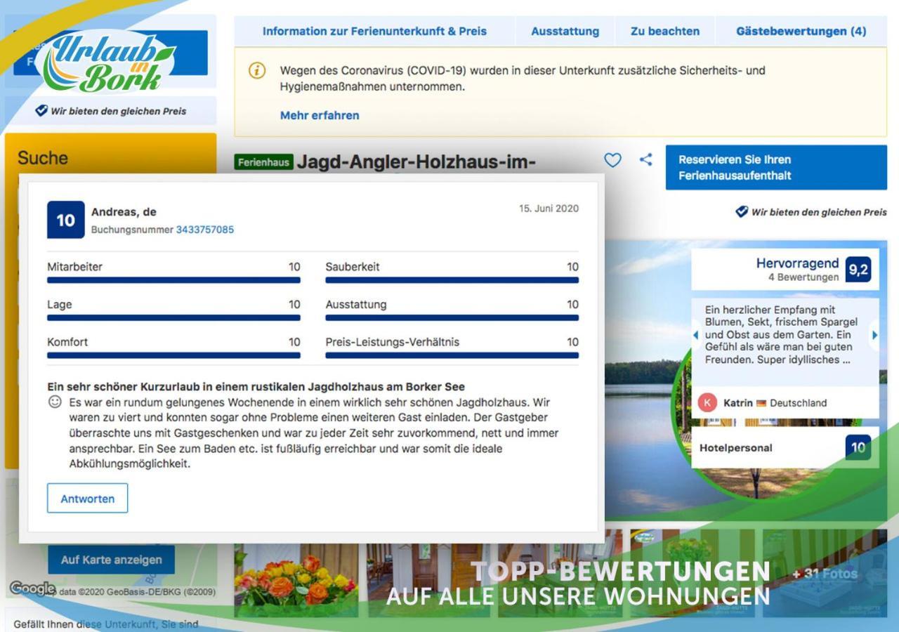 Jagd-Angler-Suite-03-Im-Wald-Am-See Kyritz Exteriör bild